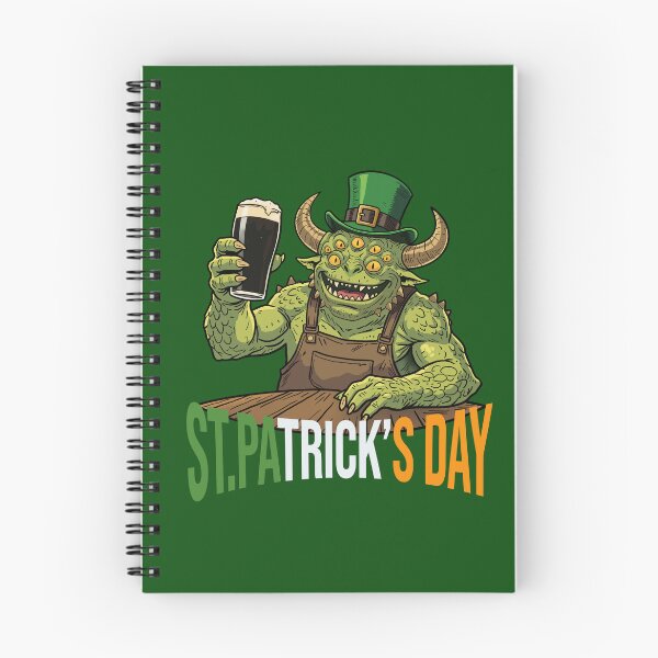 Item preview, St. Patrick’s Day Monster – Funny Irish Beer Drinking Creature designed and sold by CARPIO Creations.