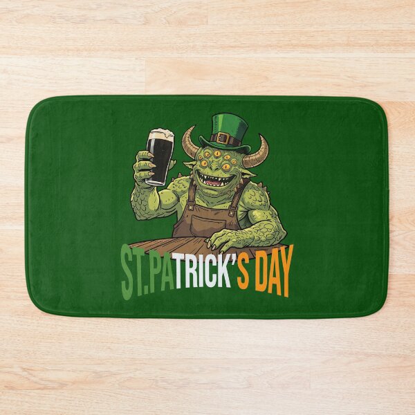 Item preview, St. Patrick’s Day Monster – Funny Irish Beer Drinking Creature designed and sold by CARPIO Creations.