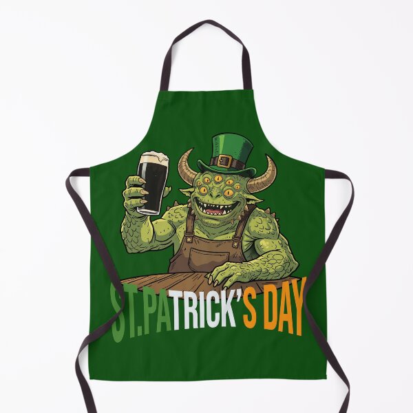 Item preview, St. Patrick’s Day Monster – Funny Irish Beer Drinking Creature designed and sold by CARPIO Creations.