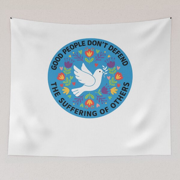 Item preview, Good People Don’t Defend The Suffering Of Others designed and sold by krystalRomanart.
