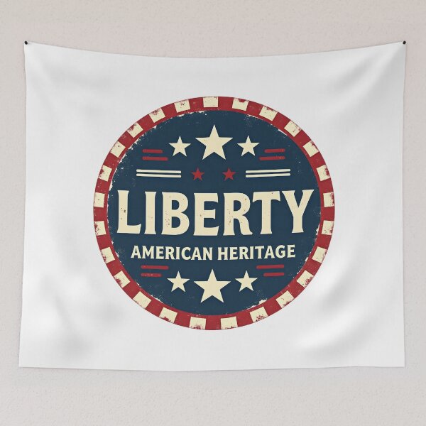Item preview, Liberty American Heritage Shirt – Vintage Distressed Patriotic USA Design designed and sold by relso.