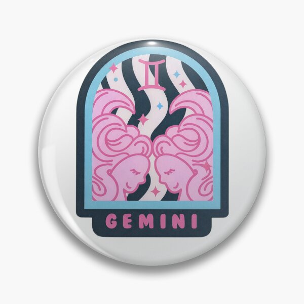 Item preview, Gemini Zodiac Sign Twin Astrology designed and sold by krystalRomanart.