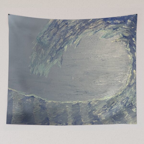Item preview, silvery wave designed and sold by TheMarketplaceworld.