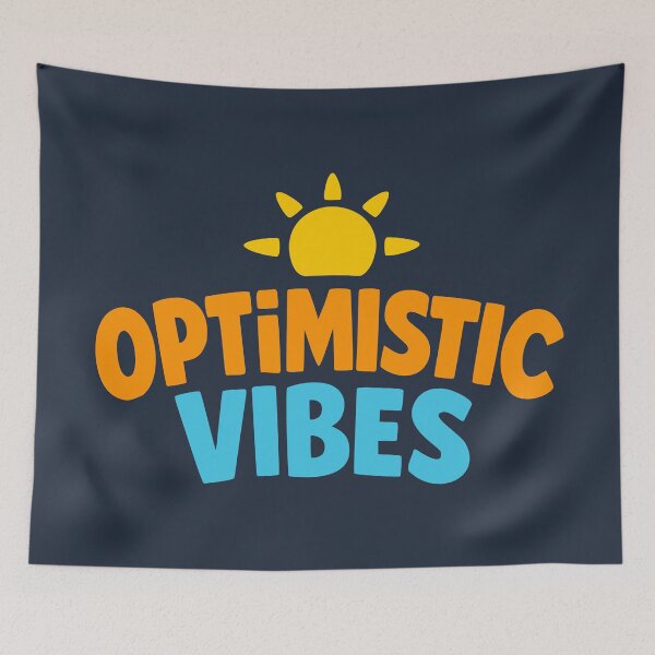 Item preview, Optimistic Vibes Only designed and sold by xmoudx.