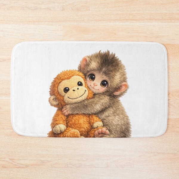 Item preview, Punch the Monkey Hugging His Plush designed and sold by DibujandoPorfa.