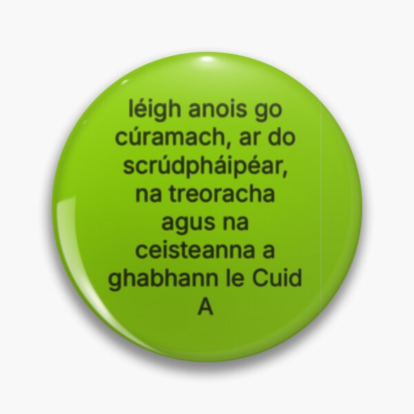 Item preview, Léigh anois go cúramach designed and sold by shaunaa1.