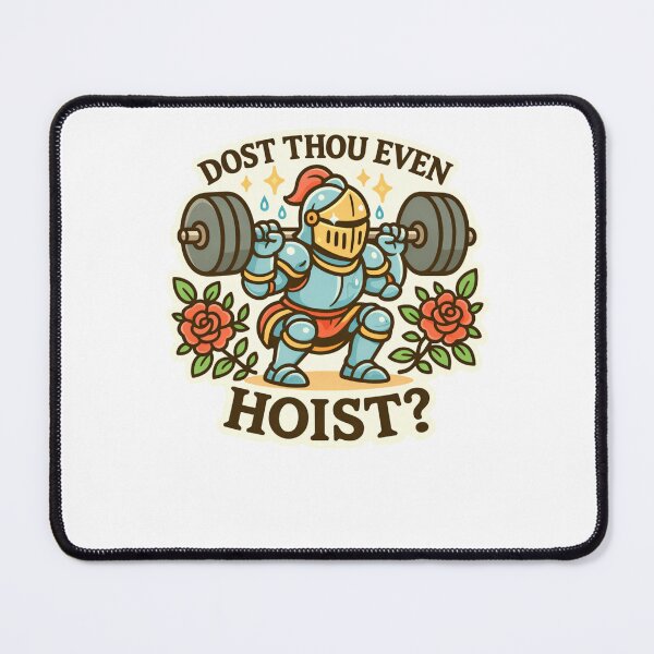 Item preview, Dost Thou Even Hoist Medieval Knight designed and sold by krystalRomanart.