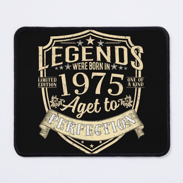 Item preview, Legends Were Born In 1975 Aged To Perfection Vintage Birthday Gift designed and sold by MixedVibes Co..