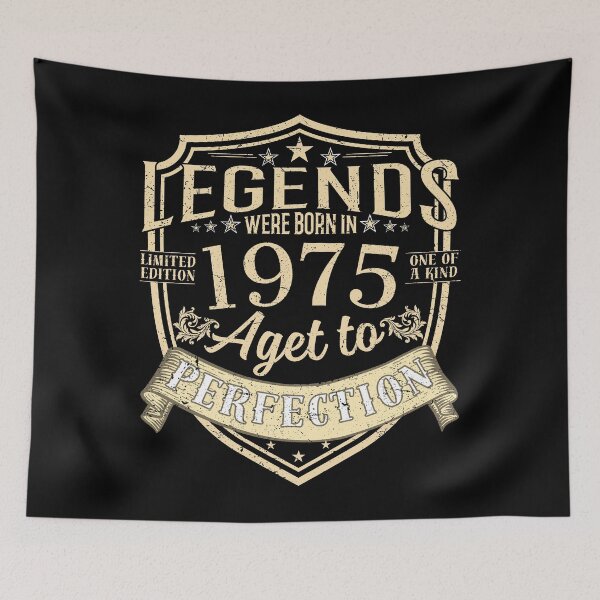 Item preview, Legends Were Born In 1975 Aged To Perfection Vintage Birthday Gift designed and sold by MixedVibes Co..