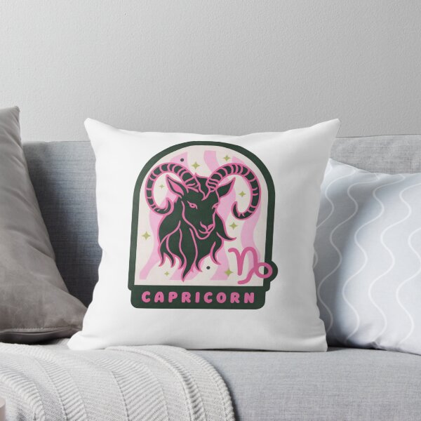 Item preview, Capricorn Zodiac Sign Mystical Goat Astrology designed and sold by krystalRomanart.