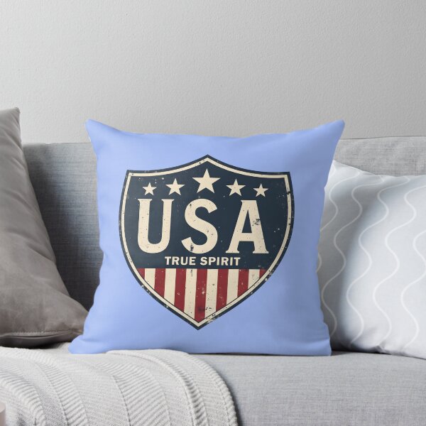 Item preview, USA True Spirit Shirt – Vintage Distressed Americana Patriotic Design designed and sold by relso.