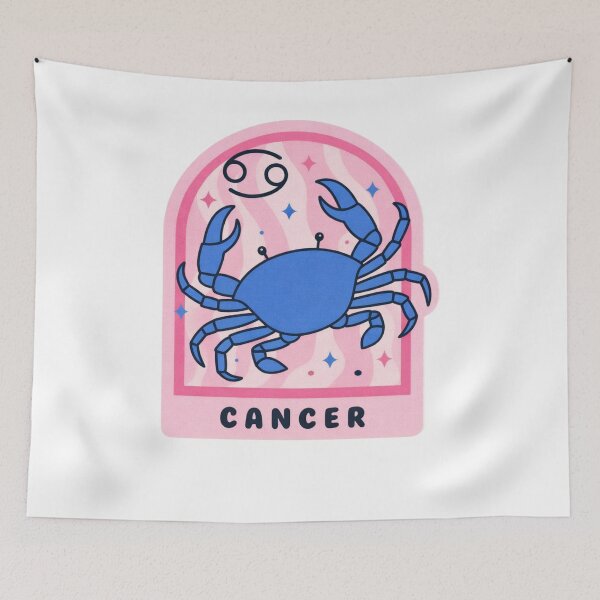 Item preview, Cancer Zodiac Sign Cute Crab Astrology designed and sold by krystalRomanart.