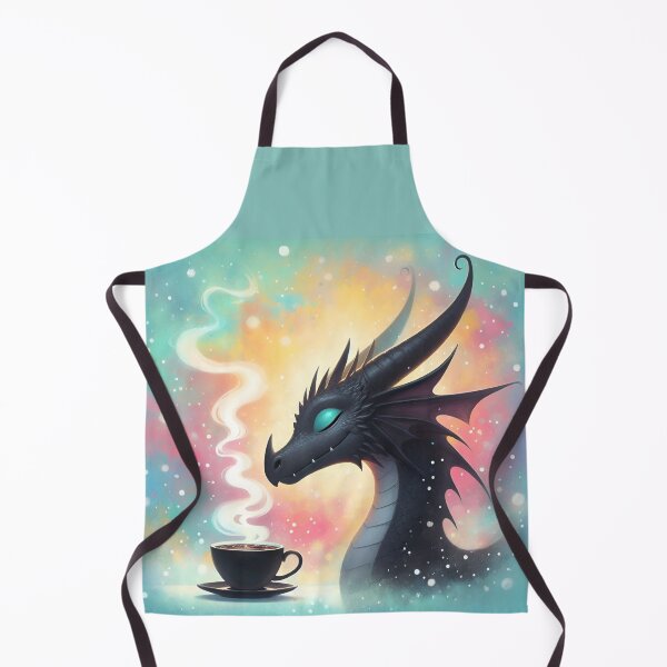 Item preview, Black Dragon drinking coffee designed and sold by The Coffee Critters.