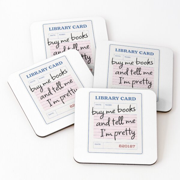 Item preview, Buy Me Books And Tell Me I’m Pretty designed and sold by krystalRomanart.