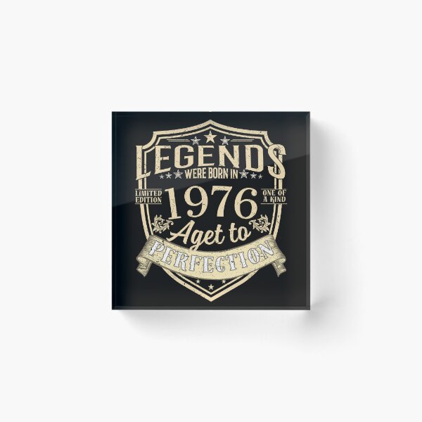 Item preview, Legends Were Born In 1976 Aged To Perfection Vintage Birthday Gift designed and sold by MixedVibes Co..