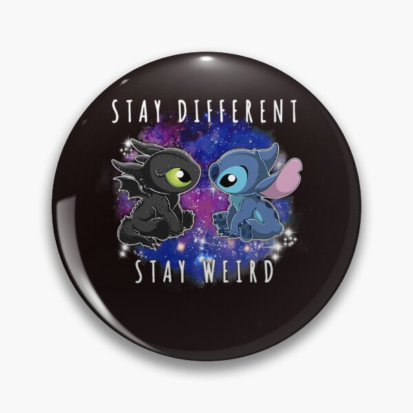 Item preview, Toothless And Stitch Stay Different Stay Weird  designed and sold by Draxel X.