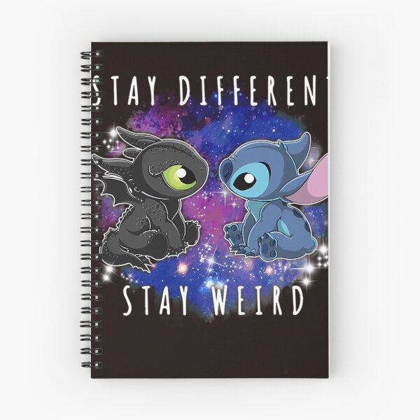 Item preview, Toothless And Stitch Stay Different Stay Weird  designed and sold by Draxel X.