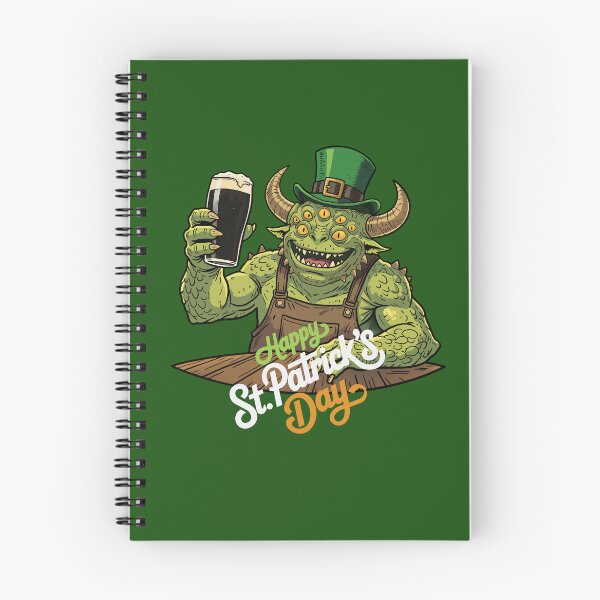 Item preview, Happy St. Patrick’s Day Monster – Funny Irish Beer Pub Creature designed and sold by CARPIO Creations.