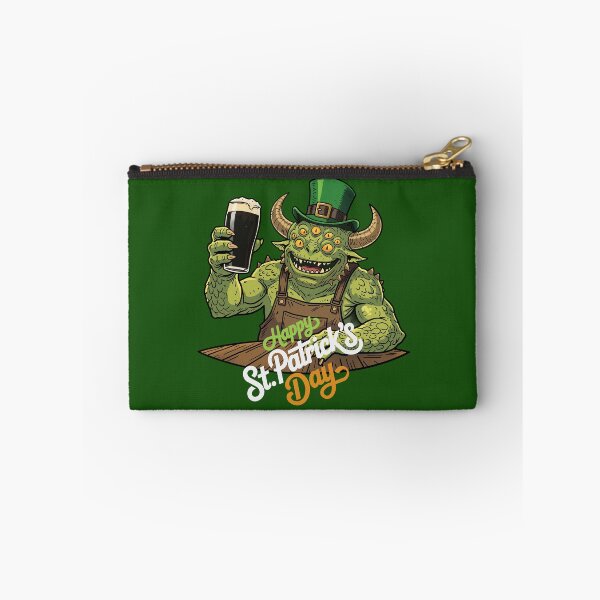 Item preview, Happy St. Patrick’s Day Monster – Funny Irish Beer Pub Creature designed and sold by CARPIO Creations.