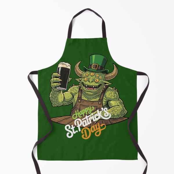 Item preview, Happy St. Patrick’s Day Monster – Funny Irish Beer Pub Creature designed and sold by CARPIO Creations.