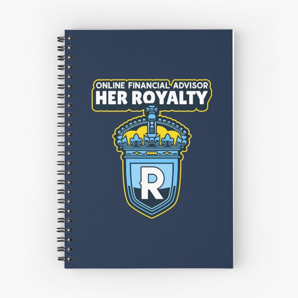 Item preview, Her Royalty Online Financial Advisor Crown Emblem Design designed and sold by DesignsVault.