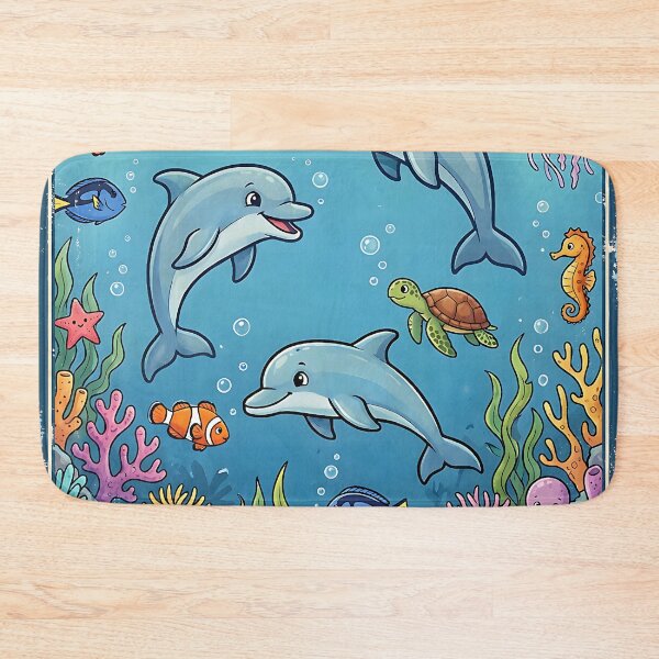 Item preview, Dolphins and Other Sea Creatures designed and sold by Jumbled Mind.