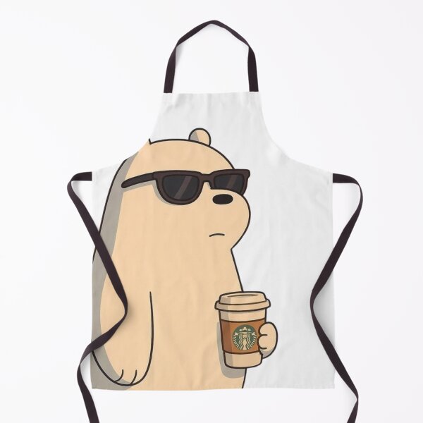 Item preview, Cool Ice Bear Sipping Starbucks Coffee designed and sold by NotYourTy.