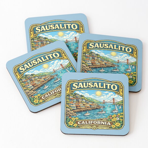 Item preview, Sausalito, California - Waterfront designed and sold by Myra365Art.