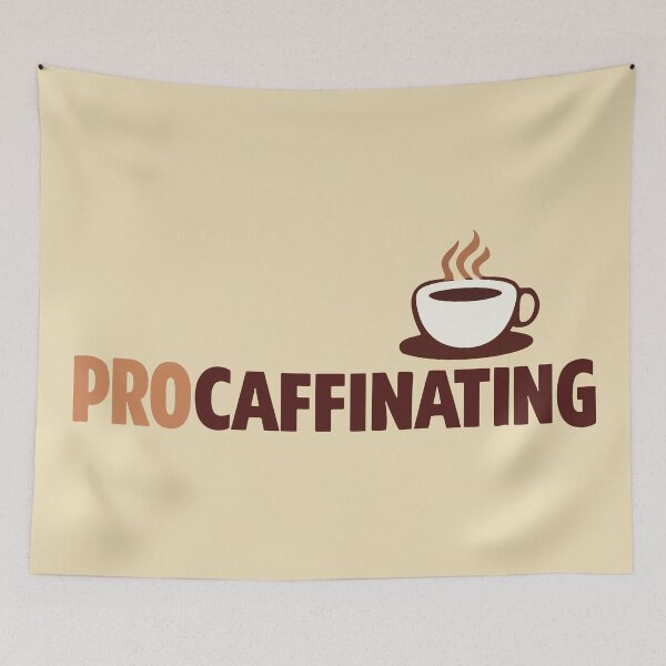 Item preview, Procaffinating Coffee Humor designed and sold by xmoudx.