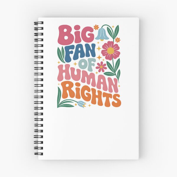 Item preview, Big Fan Of Human Rights Floral designed and sold by krystalRomanart.