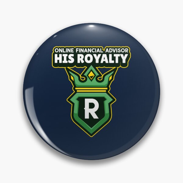 Item preview, His Royalty Financial Advisor Crown Emblem Design designed and sold by DesignsVault.