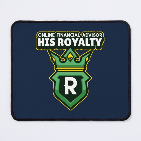 Item preview, His Royalty Financial Advisor Crown Emblem Design designed and sold by DesignsVault.