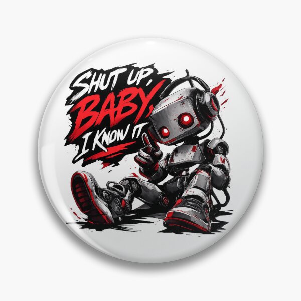 Item preview, Urban Rebellion Chrome Robot Streetwear Graphic designed and sold by Shirtaholism.