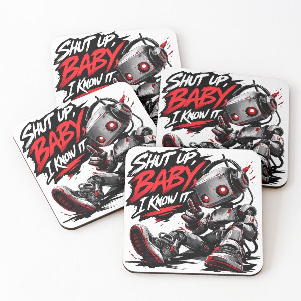 Item preview, Urban Rebellion Chrome Robot Streetwear Graphic designed and sold by Shirtaholism.