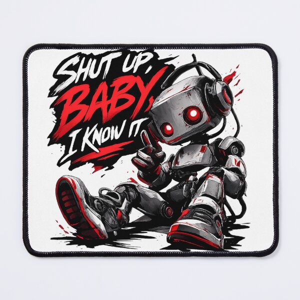 Item preview, Urban Rebellion Chrome Robot Streetwear Graphic designed and sold by Shirtaholism.