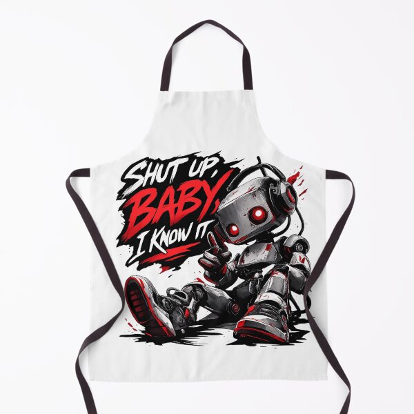 Item preview, Urban Rebellion Chrome Robot Streetwear Graphic designed and sold by Shirtaholism.