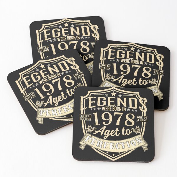 Item preview, Legends Were Born In 1978 Aged To Perfection Vintage Birthday Gift designed and sold by MixedVibes Co..
