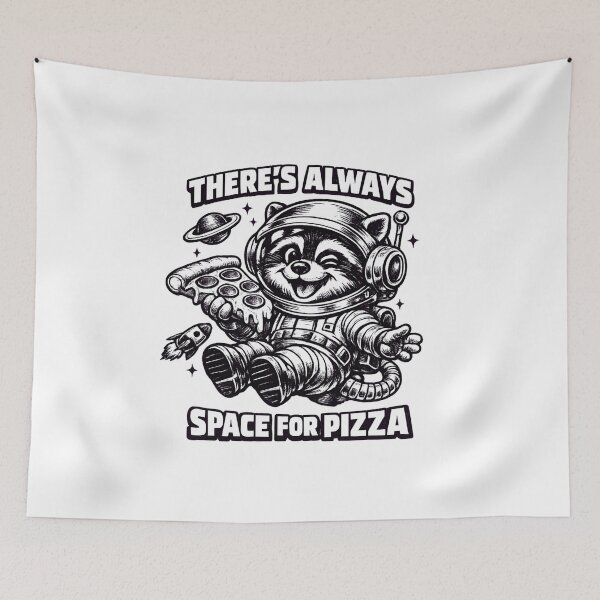 Item preview, There’s always space for pizza designed and sold by LuveraxArt.