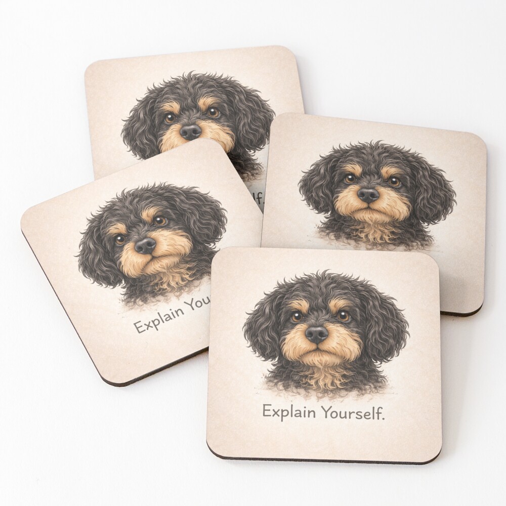 Item preview, Coasters (Set of 4) designed and sold by TheLabMemeHQ.