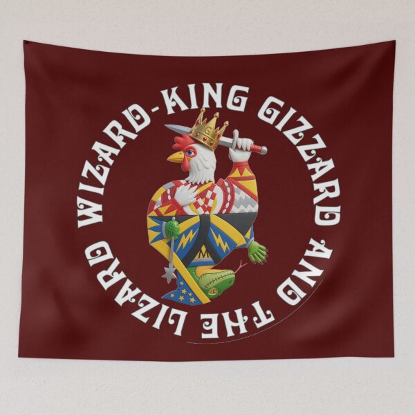 Item preview, King Gizzard and the Lizard Wizard Playing Card designed and sold by Q Art & Design .
