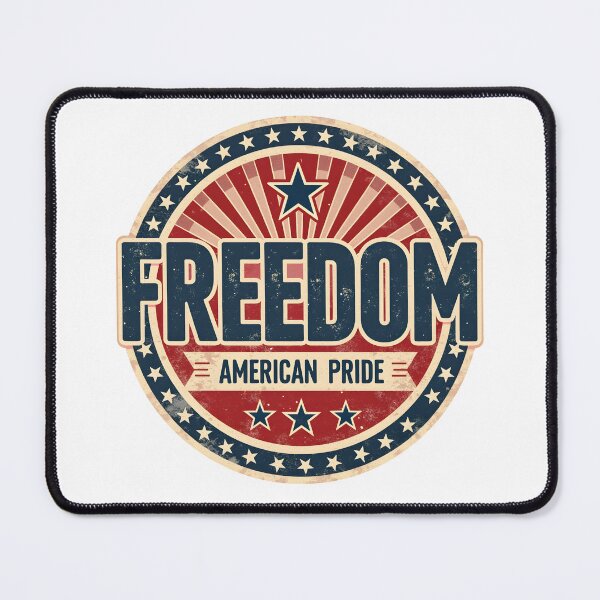 Item preview, Freedom American Pride Shirt – Vintage Distressed Patriotic USA Design designed and sold by relso.
