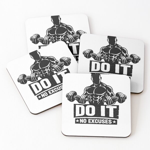 Item preview, Do It No Excuses – Gym Motivation Workout Design designed and sold by Shopchid.