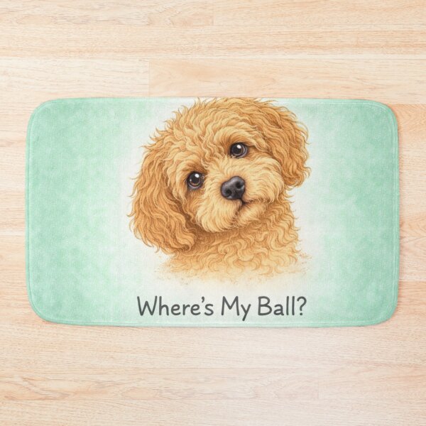 Item preview, Cockapoo Where's My Ball Cute Cockapoo Owner Design designed and sold by Cockapoo Society.