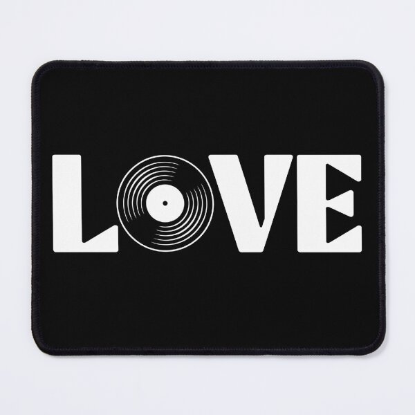 Item preview, Vinyl Record LOVE Retro Music Aesthetic Design designed and sold by Altered Pixels.