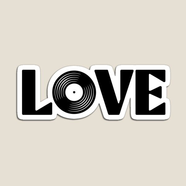 Item preview, Disco de vinilo AMOR Música retro Diseño estético designed and sold by Altered Pixels.