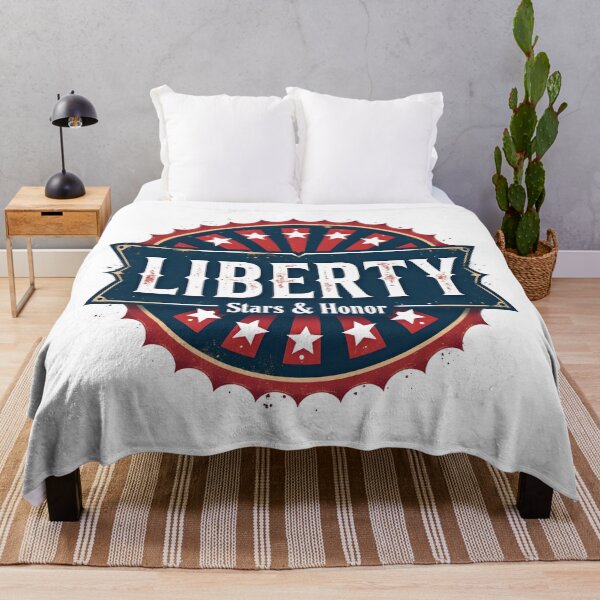Item preview, Liberty Stars & Honor Shirt – Vintage Distressed Patriotic Design designed and sold by relso.