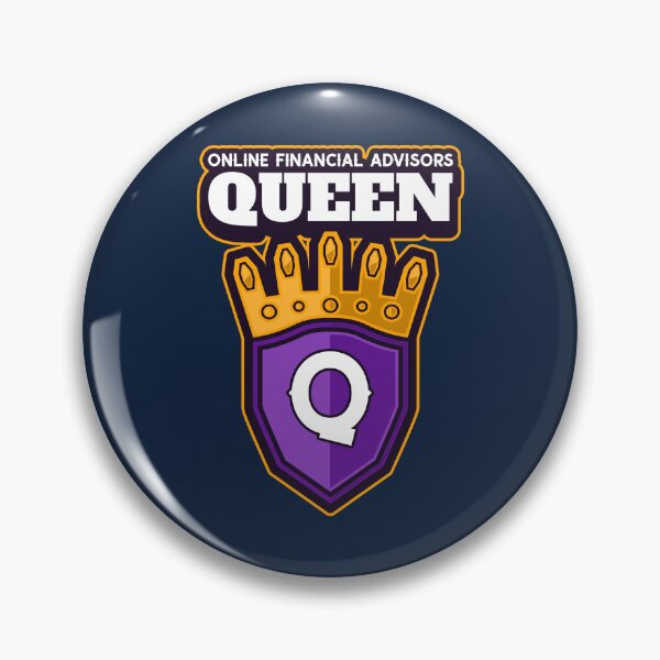 Item preview, Financial Advisor Queen Crown Emblem for Women in Finance designed and sold by DesignsVault.