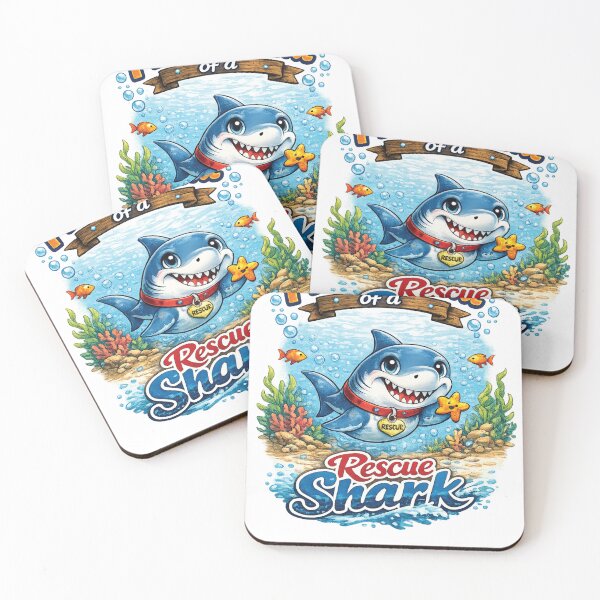 Item preview, Proud Parent of a Rescue Shark – Funny Adopt Don’t Shop Ocean Animal Parody T-Shirt designed and sold by 486DesignCo.