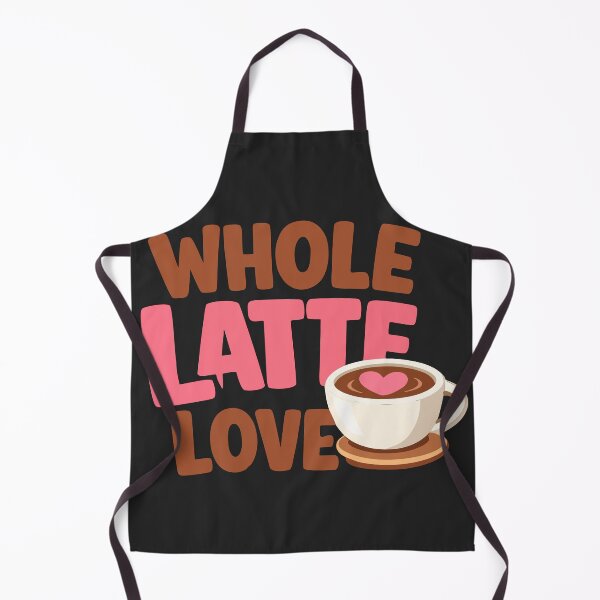 Item preview, Whole Latte Love Coffee Pun designed and sold by fadilow.