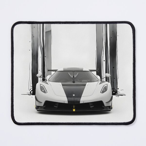 Item preview, Koenigsegg Jesko Poster Modern Hypercar Ink Illustration designed and sold by Motorline44.